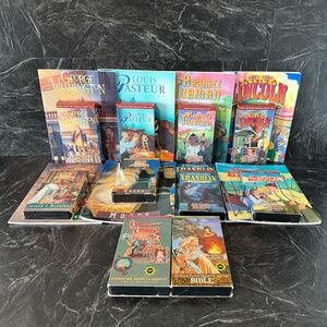 LIVING HISTORY PRODUCTIONS VHS Tapes and Activity Books Lot